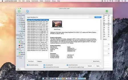 Lucid Auction Lister 1.1.0 Mac OS X