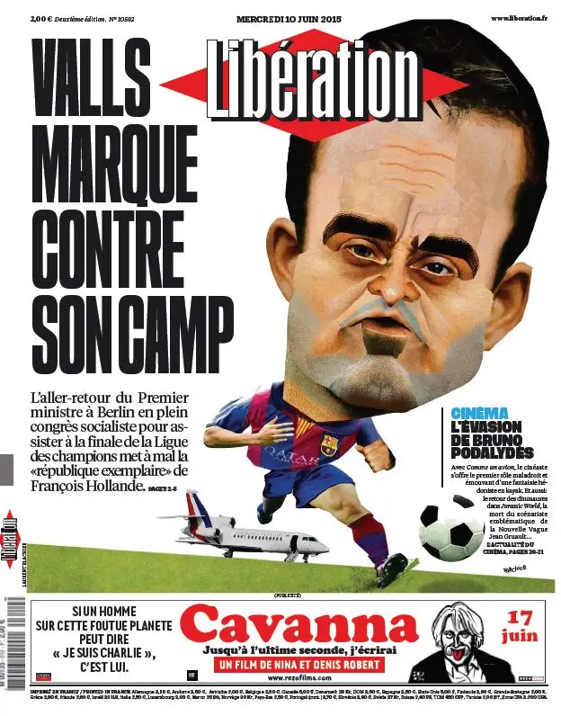 Libération du Mercredi 10 Juin 2015