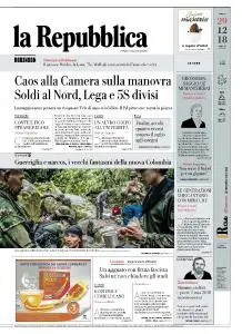 la Repubblica - 29 Dicembre 2018