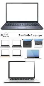 Vectors - Realistic Laptops