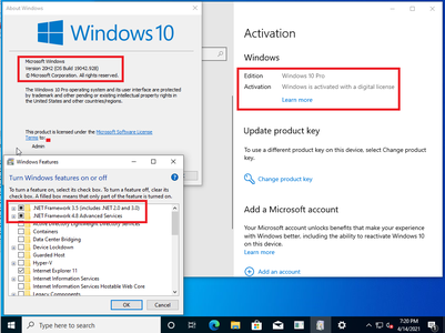 Windows 10 Pro 20H2 10.0.19042.928 Multilingual Preactivated April 2021