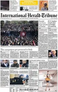International Herald Tribune from Saturday, 09. February 2013