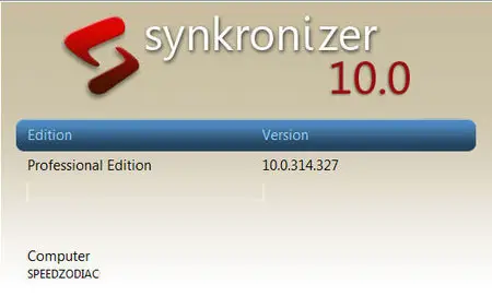 Synkronizer Professional 10.0.314.327