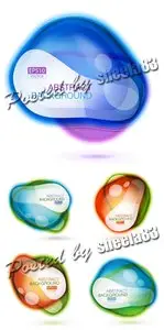 Color Abstract Speech Bubbles Vector