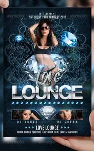 GraphicRiver Love Lounge Flyer Template