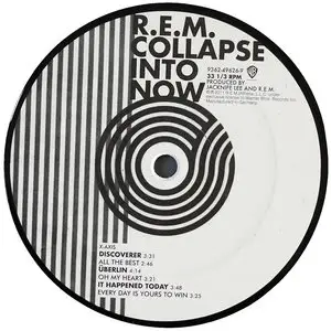 R.E.M. – Collapse Into Now (German Original) Vinyl rip in 24 Bit/96 Khz + CD-format 