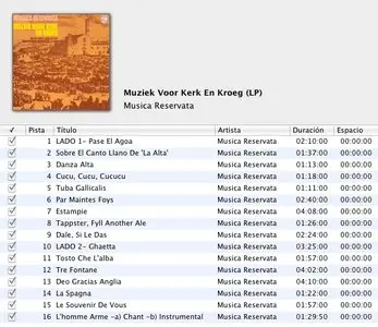 Musica Reservata - Muziek Voor Kerk En Kroeg (LP / FLAC)