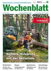 Bayerisches Landwirtschaftliches Wochenblatt Ostbayern - 24 November 2017