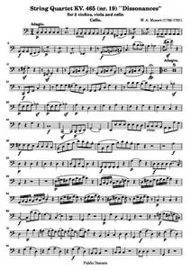 MozartWA - String Quartet KV. 465 (nr. 19) "Dissonances"
