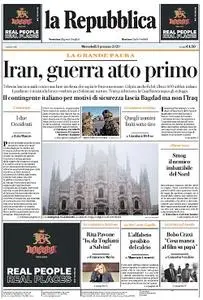 la Repubblica - 8 Gennaio 2020