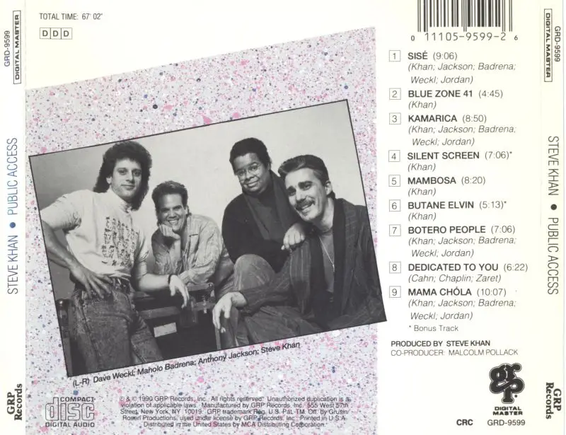 Steve Khan - Public Access (1990) {GRD-9599}