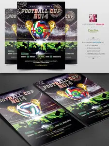 Football Cup 2014 Flyer Template