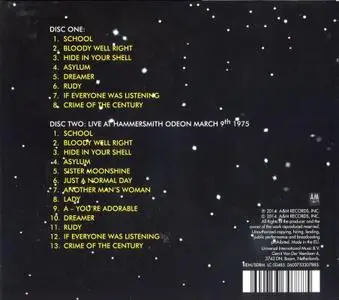 Supertramp - Crime Of The Century (1974) [2014, 2CD, Deluxe Ed.]