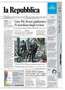 la Repubblica - 28 Gennaio 2018