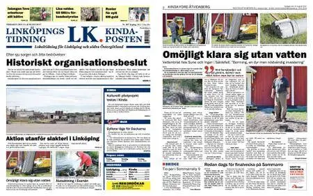 Linköpings Tidning & Kinda-Posten – 15 augusti 2017