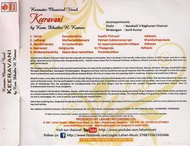Dhathri H. Kumar - Keeravani (2013) {Indian, Carnatic Classical Vocal - Lahari Music LRCD5171}