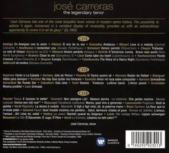 Jose Carreras - The Legendary Tenor (2016) {3CD Warner Classics 0190295923013}