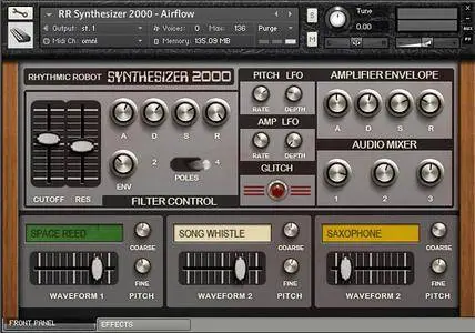 Rhythmic Robot Audio Synthesizer 2000 KONTAKT