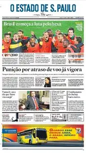 Jornal O Estado de SP em PDF, Terça, 15 de Junho de 2010