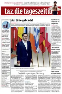 Tageszeitung TAZ vom 24 Juni 2015