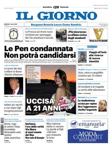 Il Giorno Como Lecco Sondrio - 1 Aprile 2025