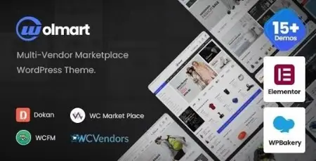 Wolmart v1.10.0 - Multi-Vendor Marketplace WooCommerce Theme