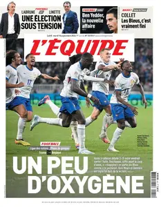 L’equipe du Mardi 10 Septembre 2024