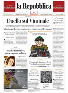 la Repubblica - 23 Dicembre 2024