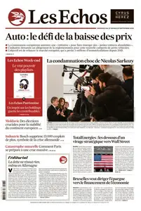 Les Echos du Vendredi 26 et Samedi 27 Septembre 2025