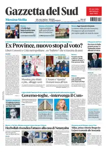 Gazzetta del Sud Messina - 23 Ottobre 2024