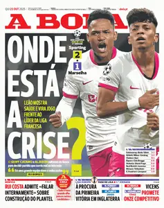A Bola - 23 Outubro 2025