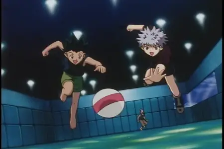 Hunter x Hunter (1999 S01E12 012 Good Boy x Bad Boy x Killua judo