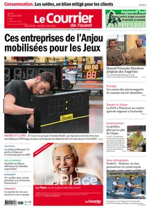 Le Courrier de l'Ouest Angers - 25 Juillet 2024