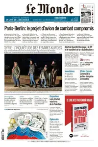 Le Monde du Vendredi 20 Février 2026