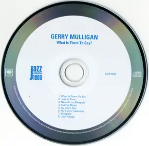 The Gerry Mulligan Quartet - What Is There To Say? (1959) Japanese Remastered Reissue 2014