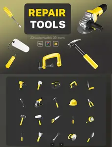 EE - 3d icons pack  Repair tools UTPLQEH