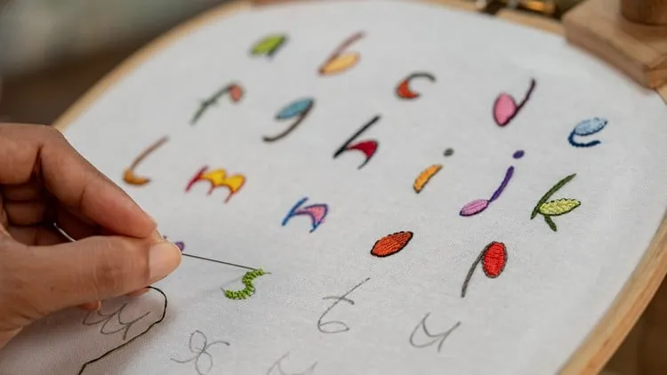 Creative Lettering Embroidery: Stitch 26 Unique Alphabets