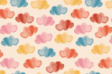 EE - Happy Cloudy Seamless Pattern 389T69U