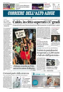 Corriere dell'Alto Adige - 27 Giugno 2025