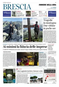 Corriere della Sera Brescia - 15 Agosto 2025