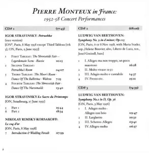 Pierre Monteux in France · The 1952-58 Concerts With The Orchestre National de France [8 CDs] [RE-UP]