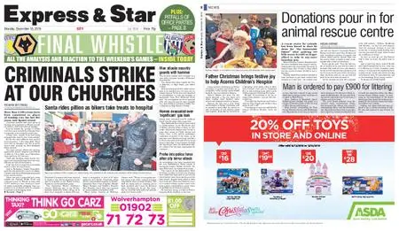 Express and Star City Edition – December 16, 2019