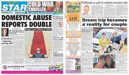 Shropshire Star Shrewsbury Edition – October 30, 2017