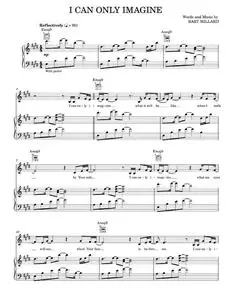 I Can Only Imagine - Mercy Me, MercyMe (Piano Vocal)