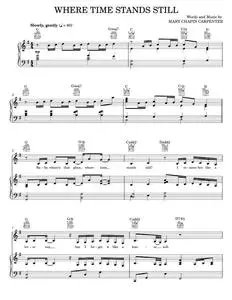 Where time stands still - Mary Chapin Carpenter (Piano-Vocal-Guitar)