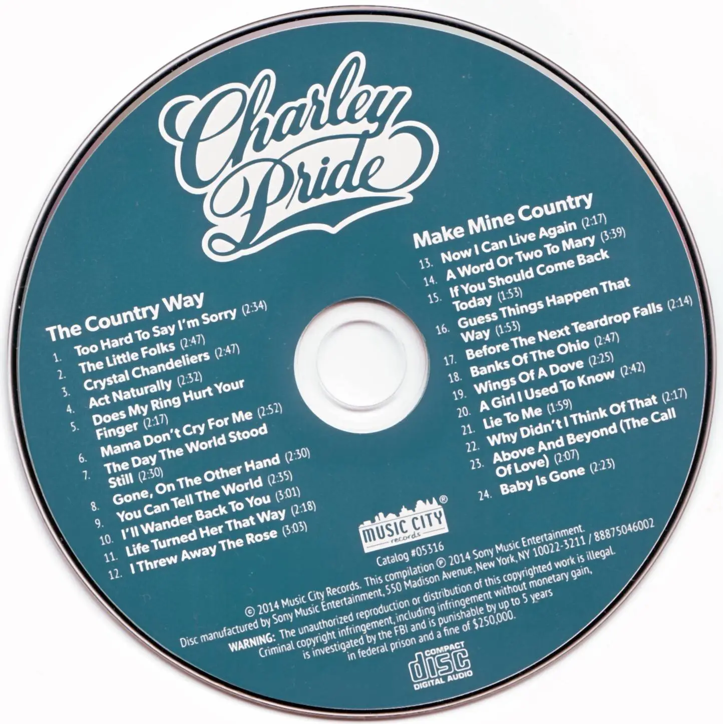 Charley Pride The Country Way 1967 Make Mine Country 1968 2014