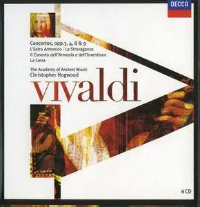 Vivaldi L'Estro Armonico Christopher Hogwood ‎- The Academy Of Ancient Music: Box Set 6CDs (2006)