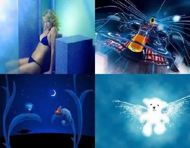  Selection of wallpaper blue_38