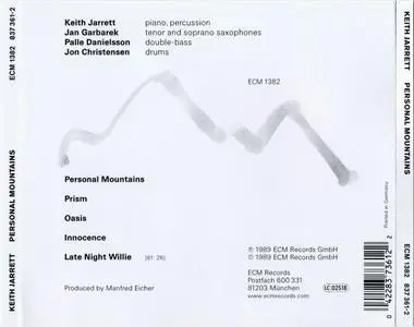 Keith Jarrett - Personal Mountains (1989) {ECM 1382}