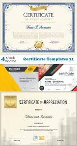 Vectors - Certificate Templates 21